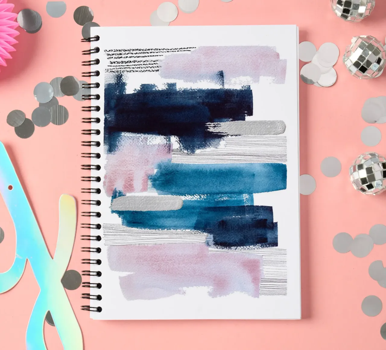 Alina Buffiere - Abstractober - Zusammenhalt diario ad anelli da The Artcircle