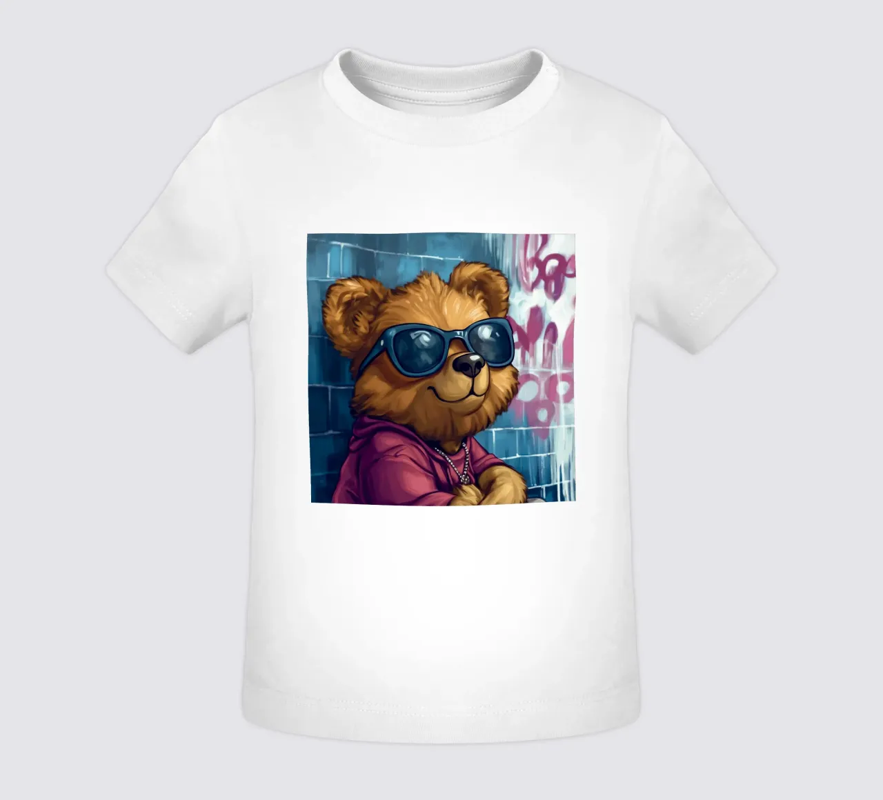 Orso rapper maglietta neonato da Motivate-Today