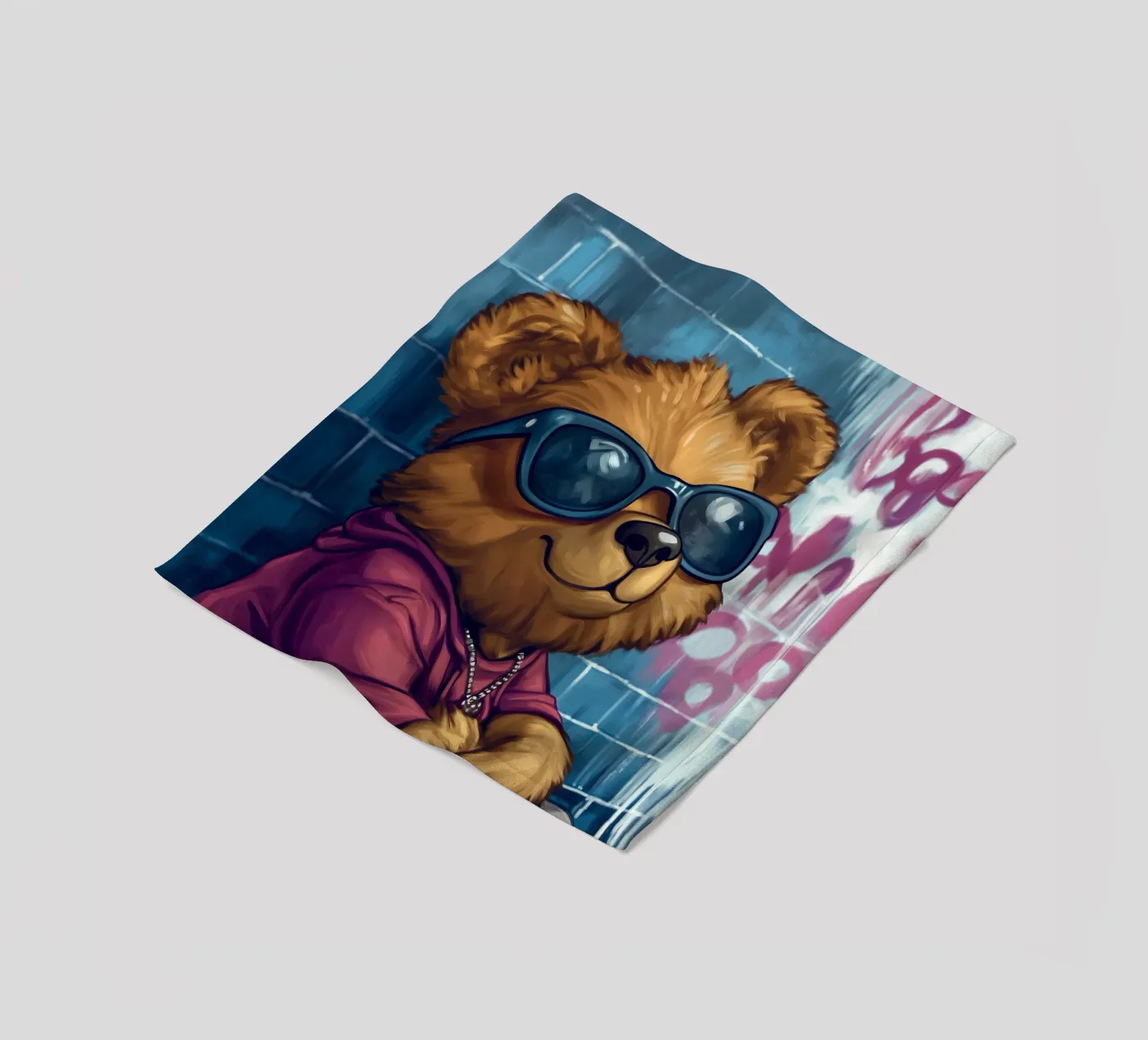 Rapper Bear Fleecedecke von Motivate-Today