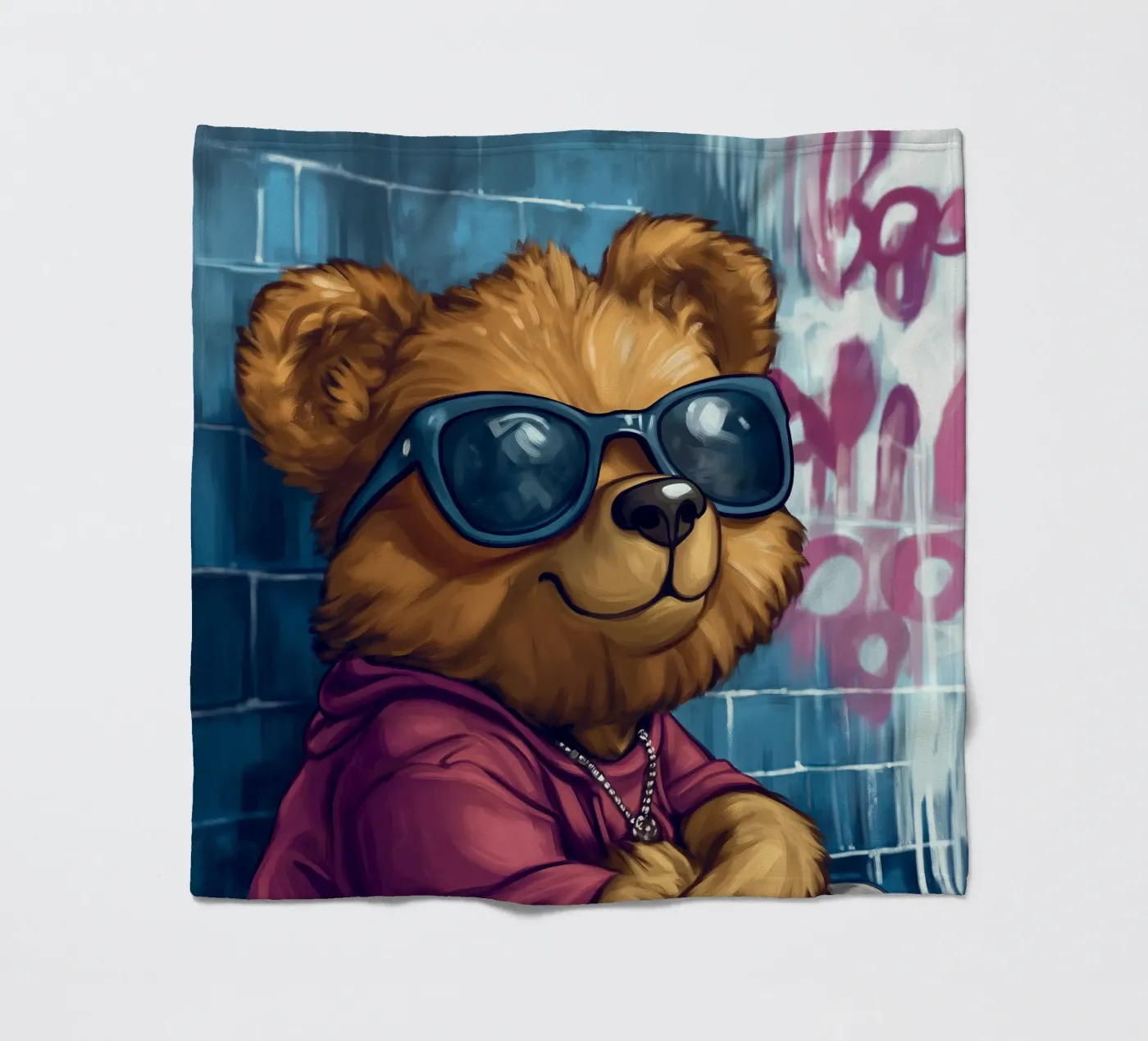 Rapper Bear Fleecedecke von Motivate-Today