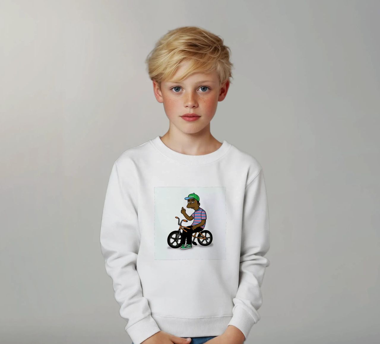 Tyler Gives A fXCK sudadera para niño de Zhi Yun Zhang