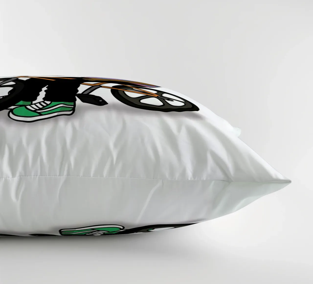 Tyler Gives A fXCK decorative cushion by Zhi Yun Zhang