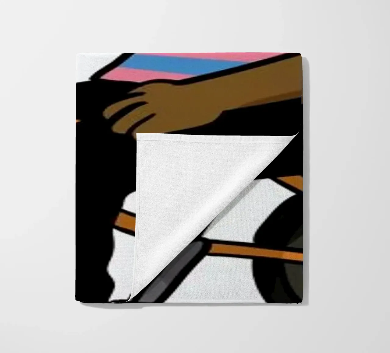 Tyler Gives A fXCK beach towel by Zhi Yun Zhang