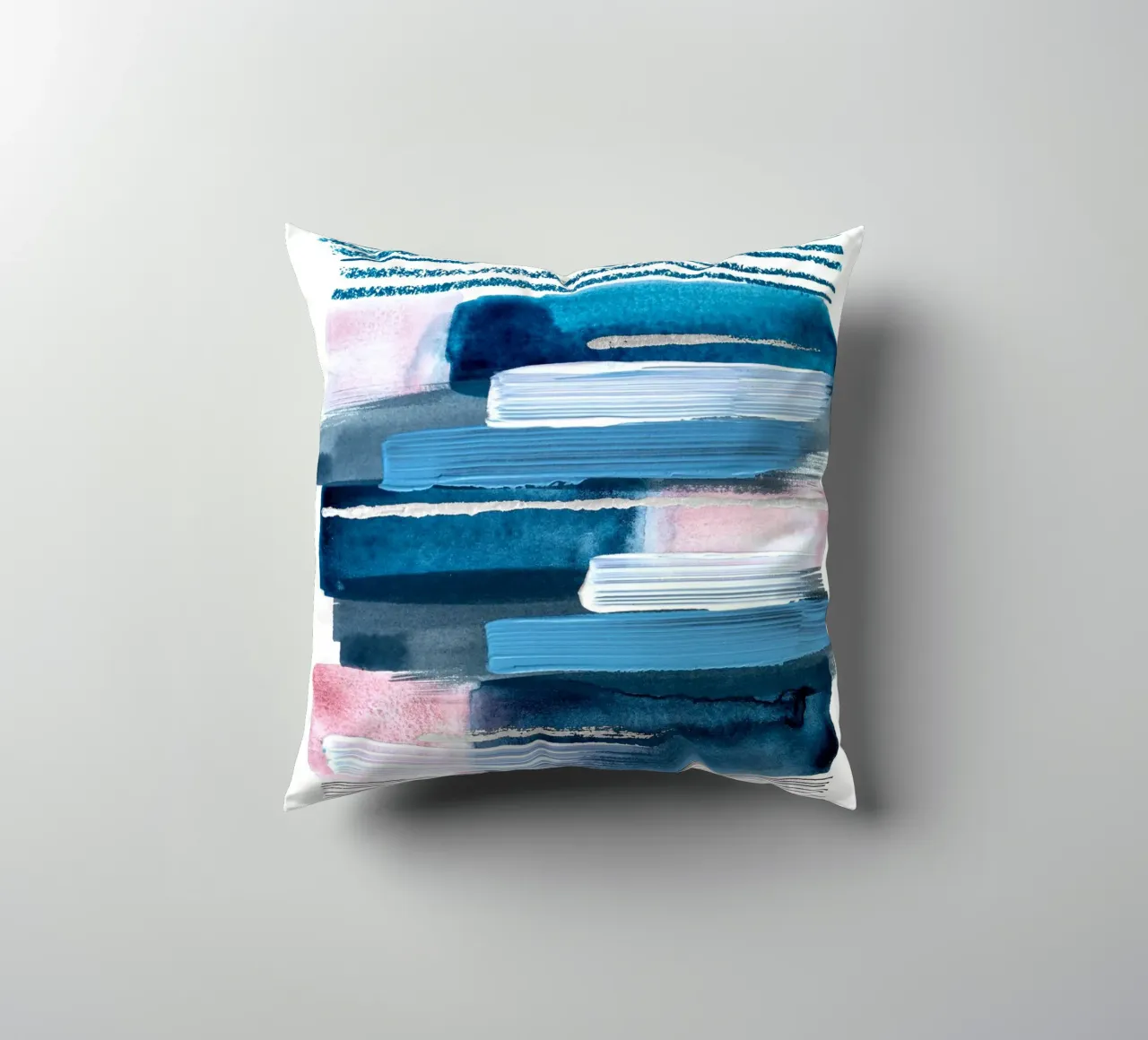 Alina Buffiere - Abstractober - Zwischen den Zeilen cuscino da The Artcircle