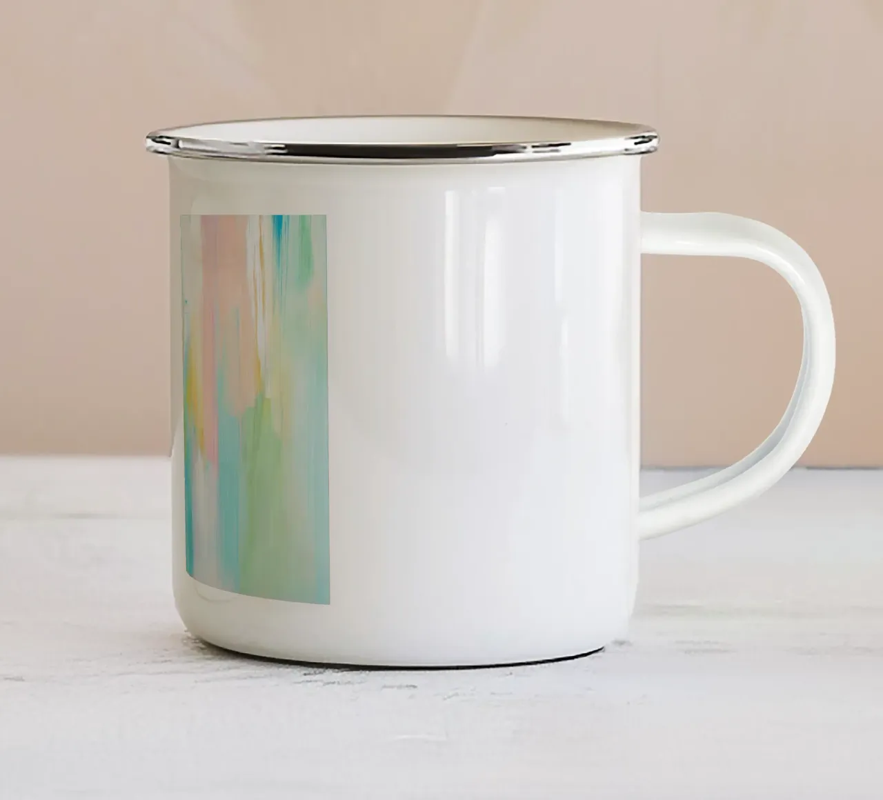 Pittura astratta tazza in smalto da Imagine