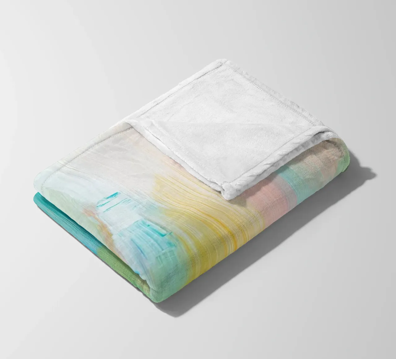 Abstrakte Malerei Fleecedecke von Imagine
