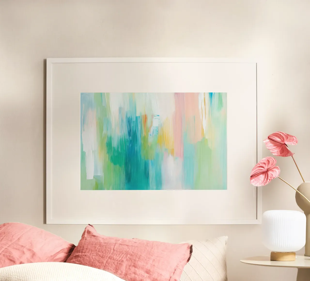 Peinture abstraite poster de Imagine