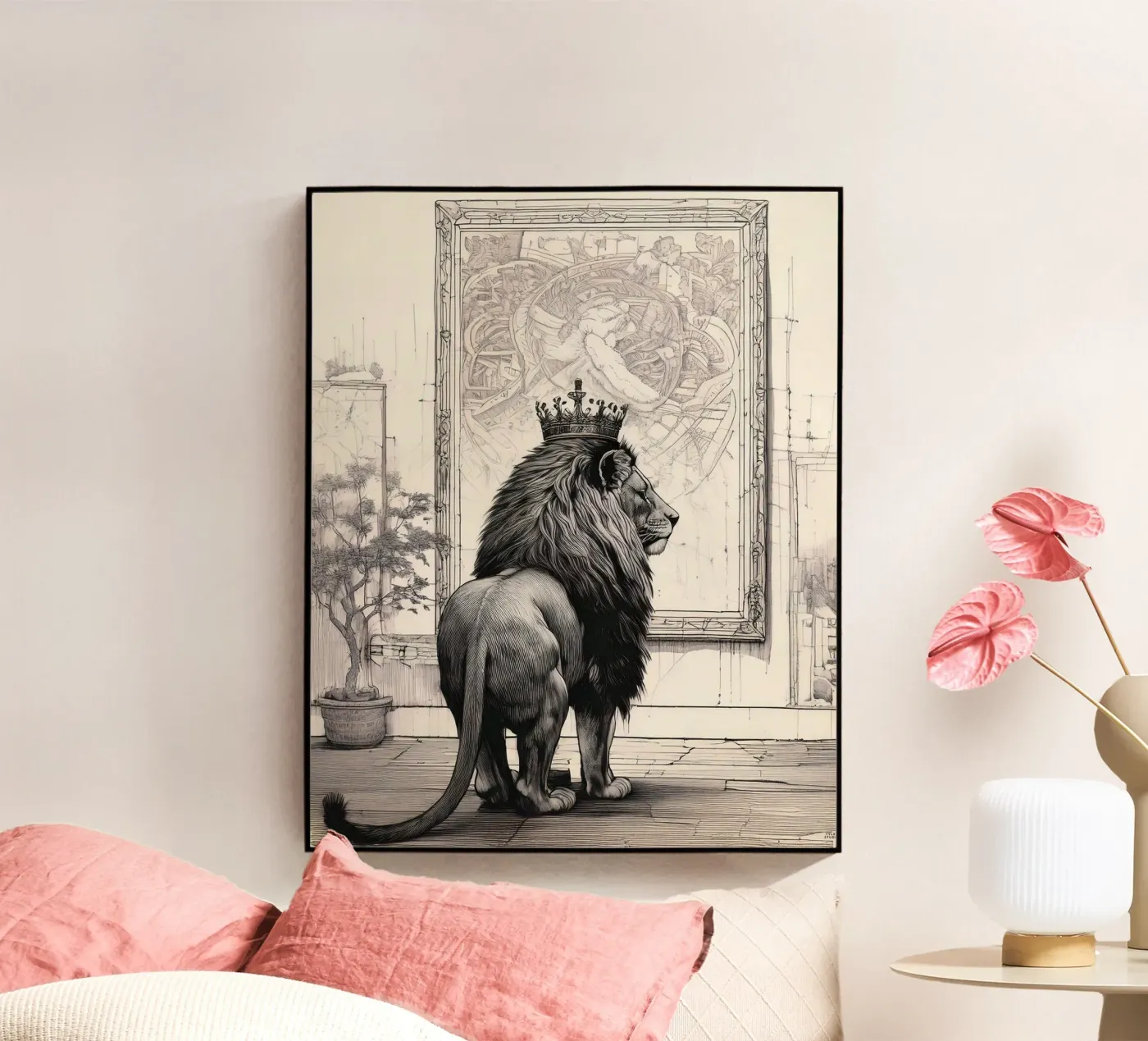 Lion Gallery acrylic glass by tylerstudio