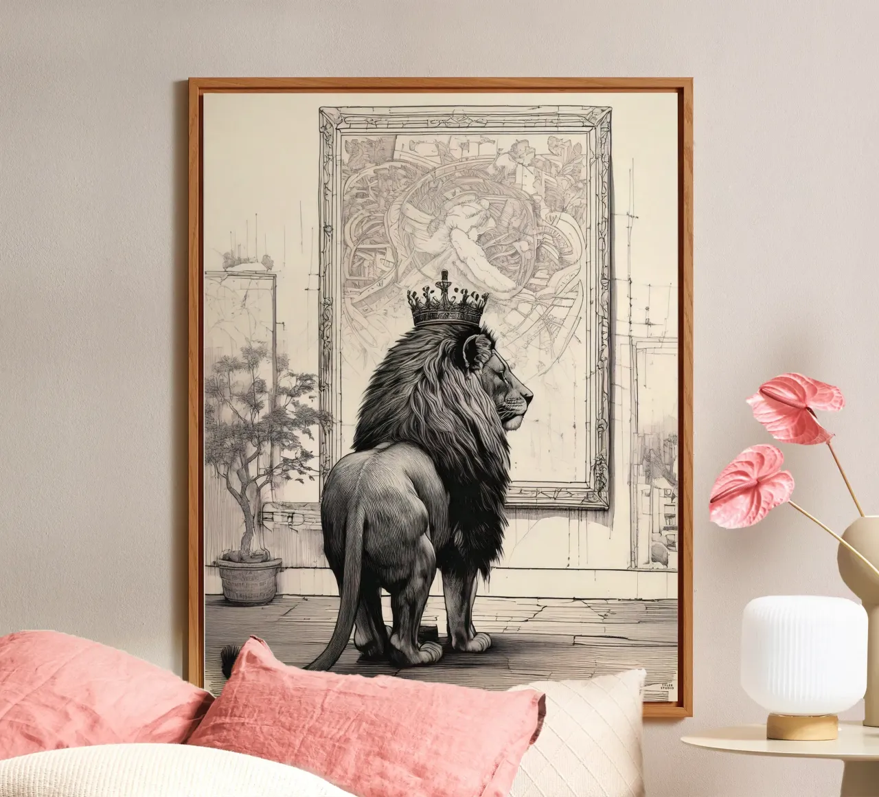 Lion Gallery alluminio dibond da tylerstudio