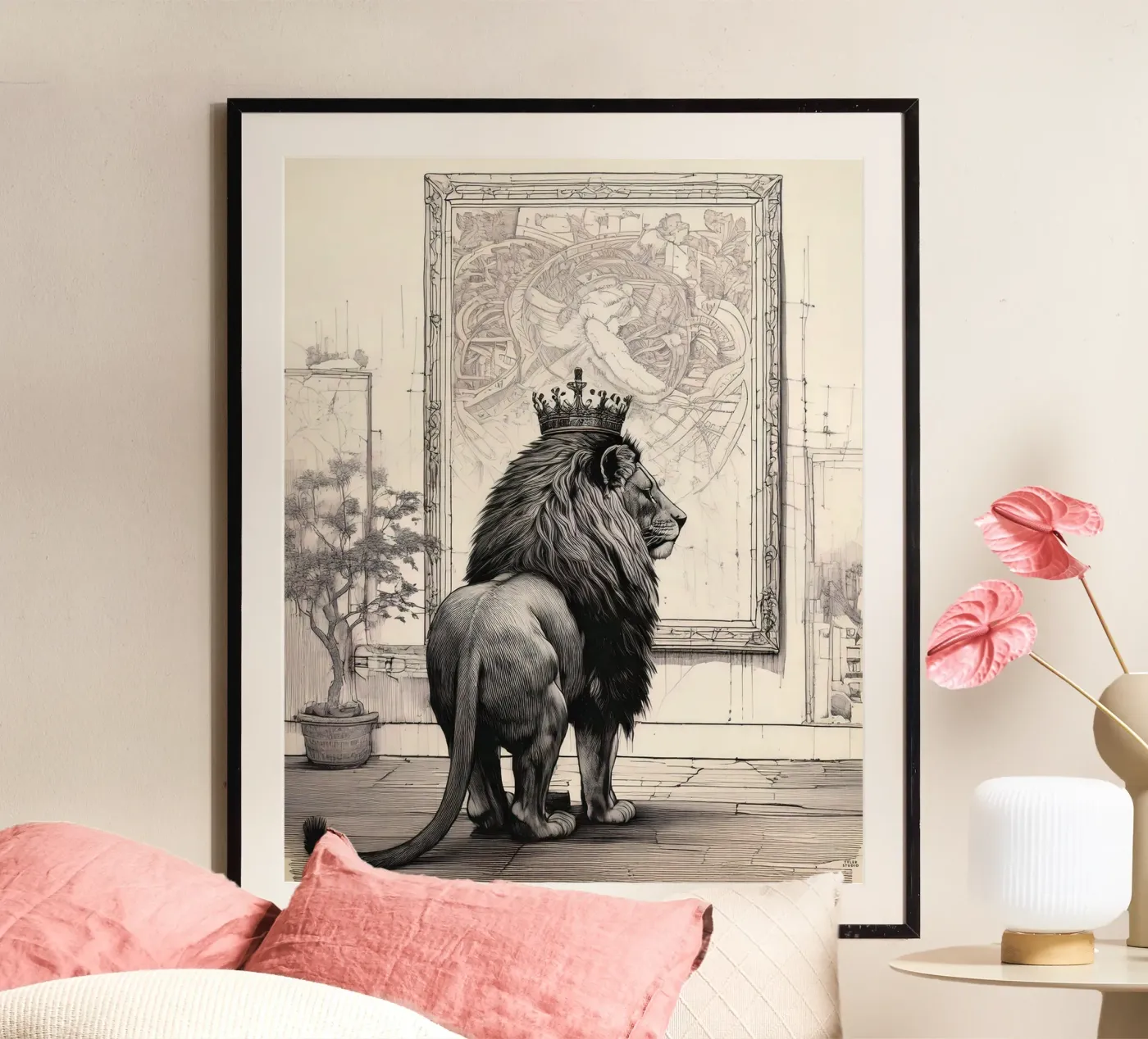 Lion Gallery poster da tylerstudio