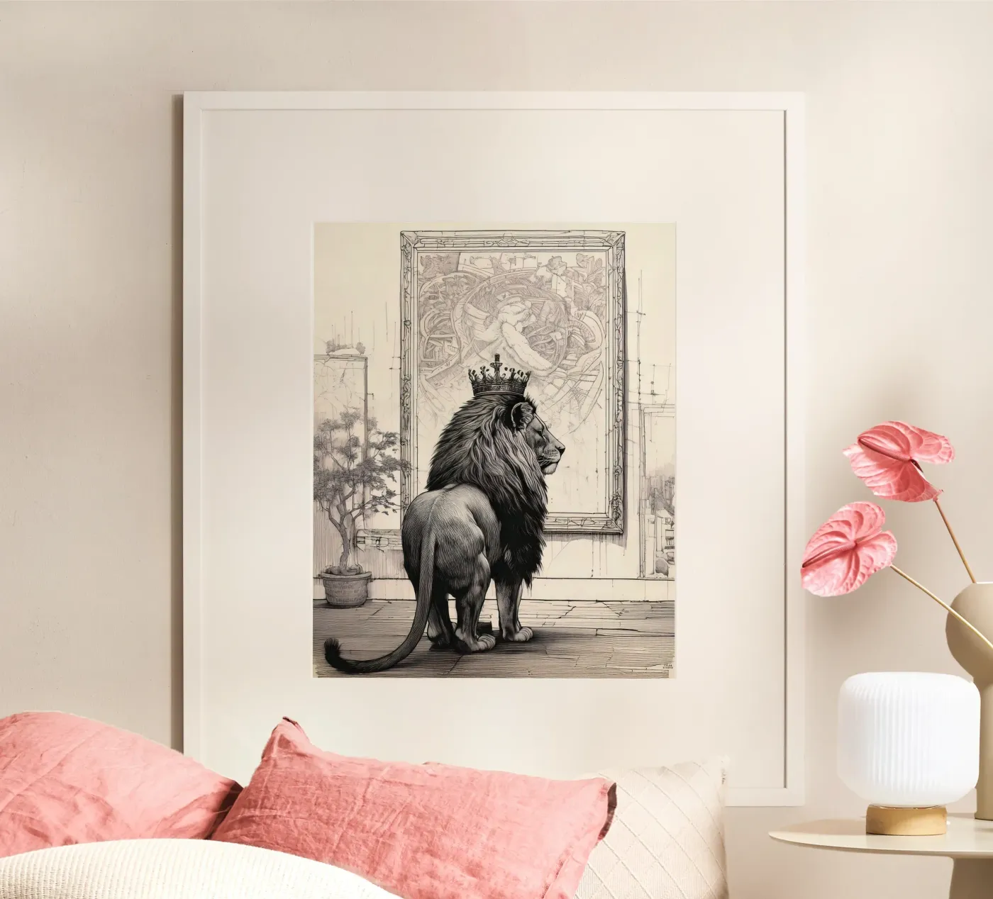 Lion Gallery poster da tylerstudio
