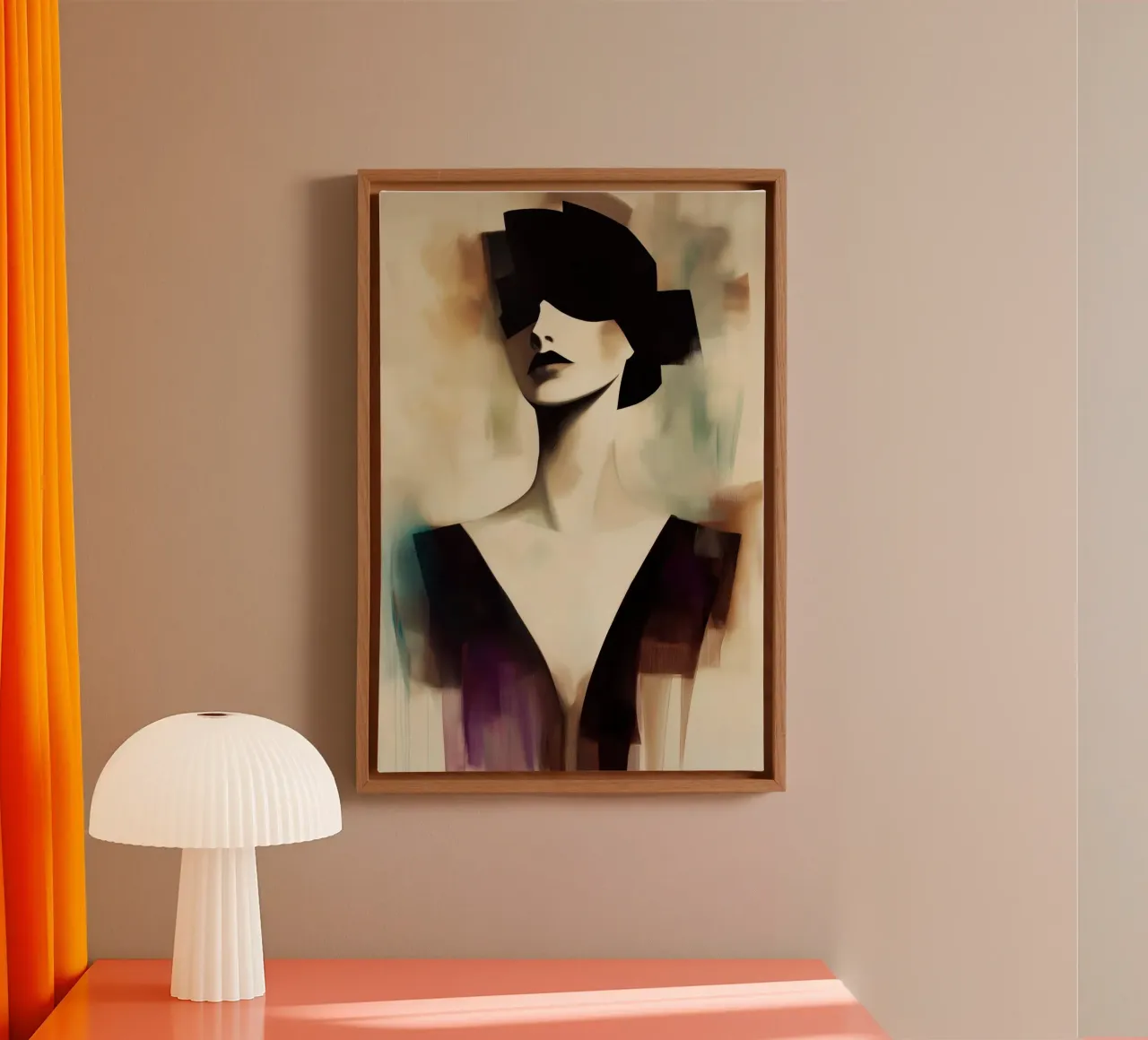 Portrait of a woman canvas by Imagine