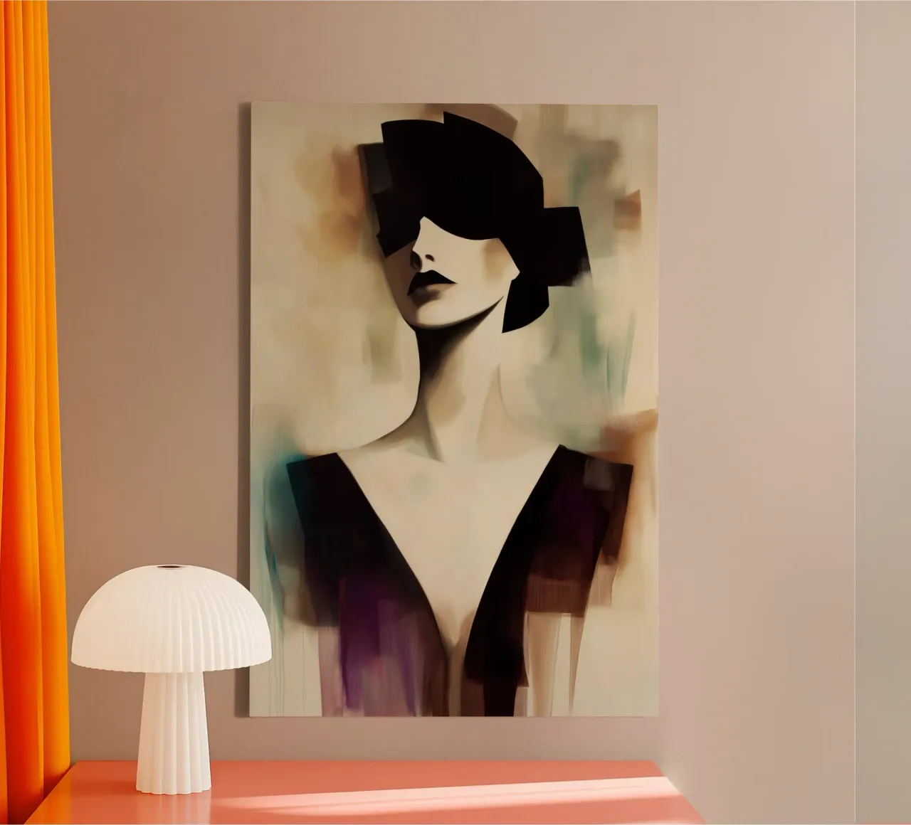 Portrait of a woman canvas by Imagine