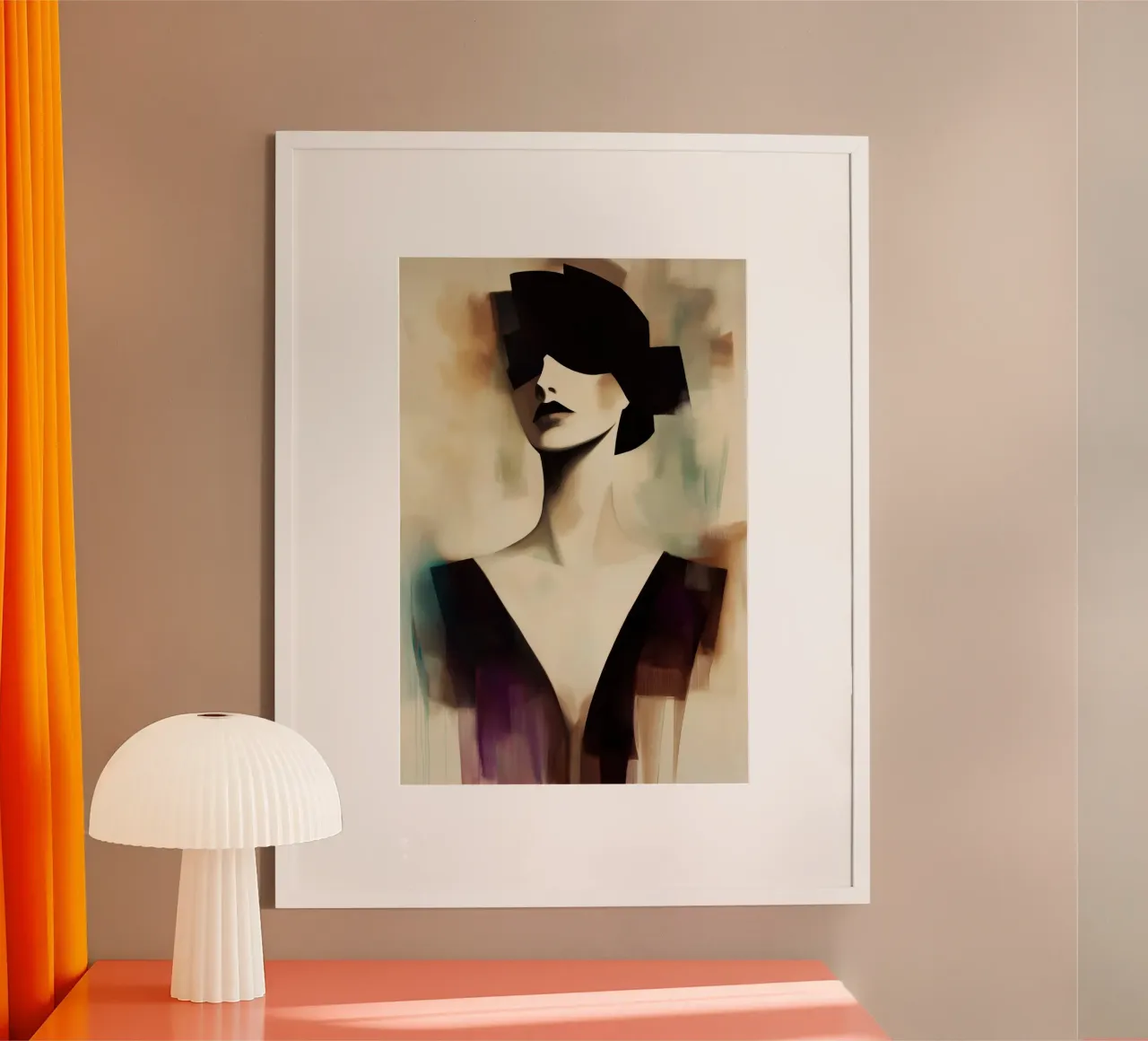 Portrait of a woman hahnemühle by Imagine