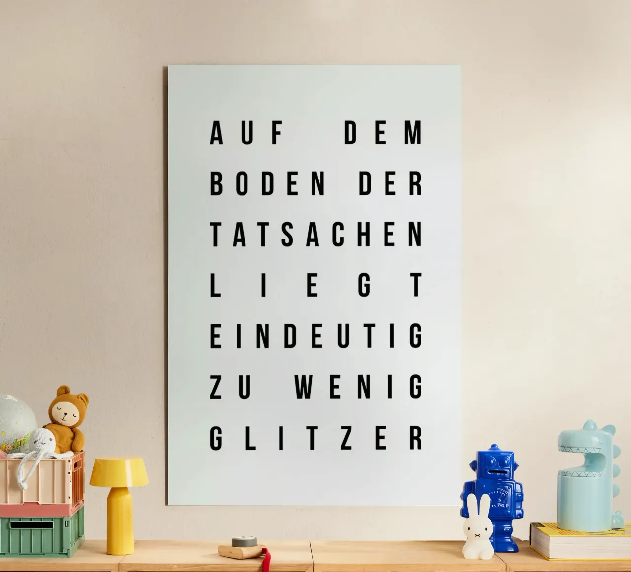 Sabrina's Glitzer alu dibond de Studio One