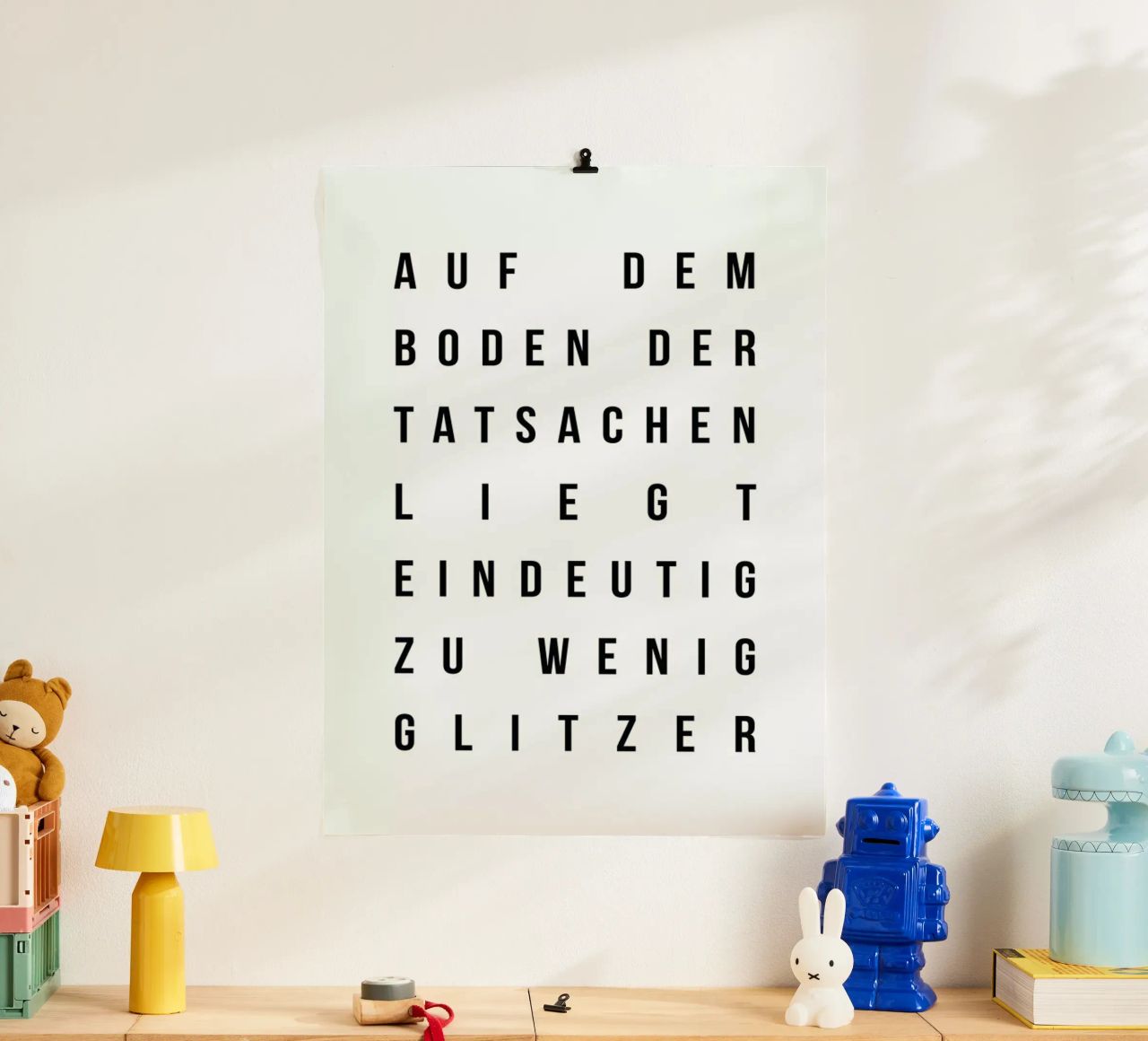 Sabrina's Glitzer Poster von Studio One