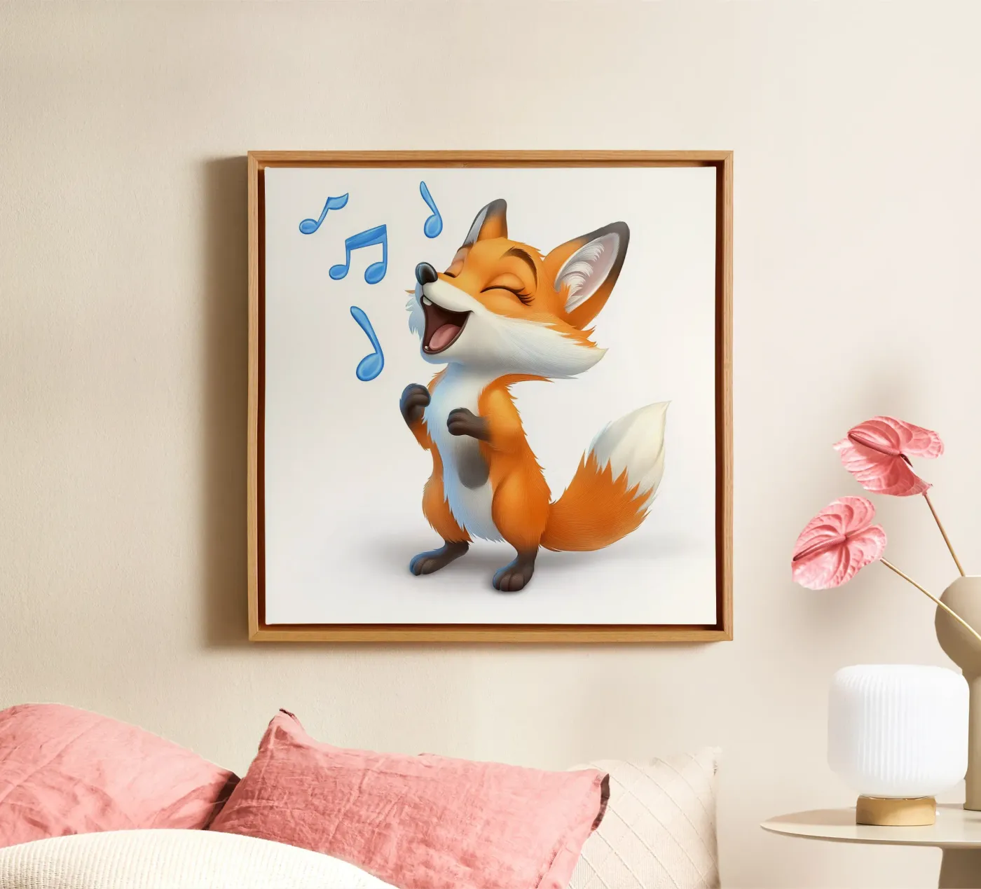 Singer Fox canvas by Motivate-Today