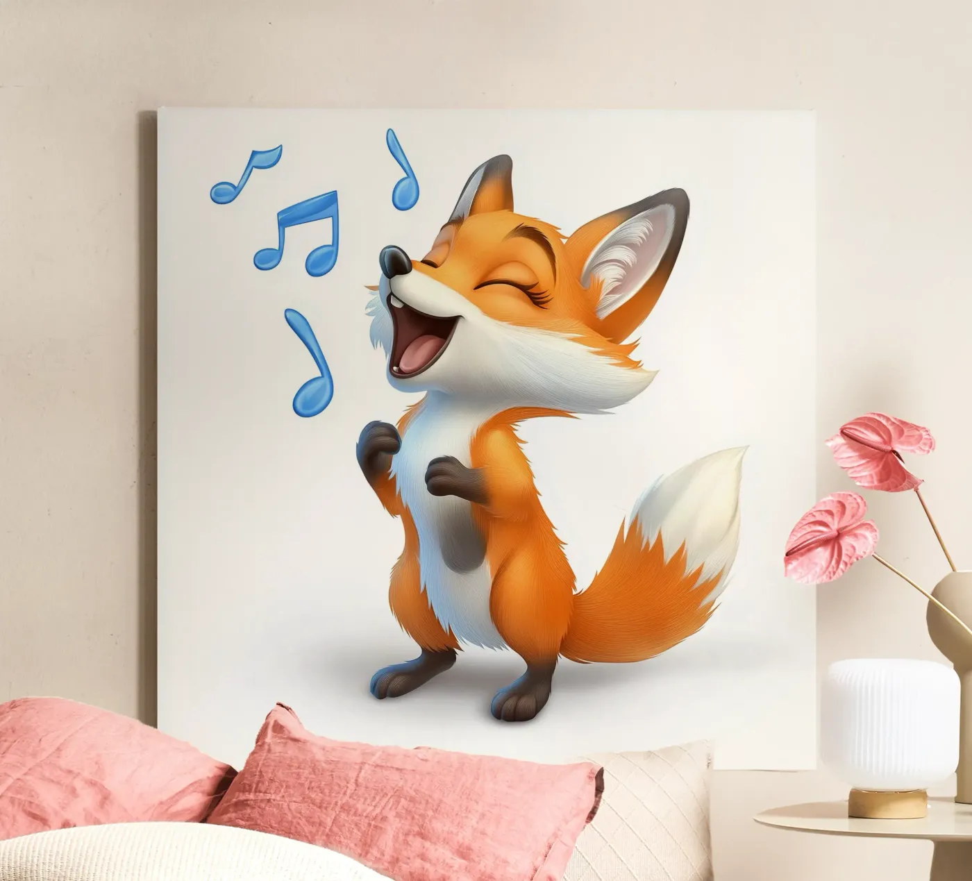 Singer Fox canvas by Motivate-Today