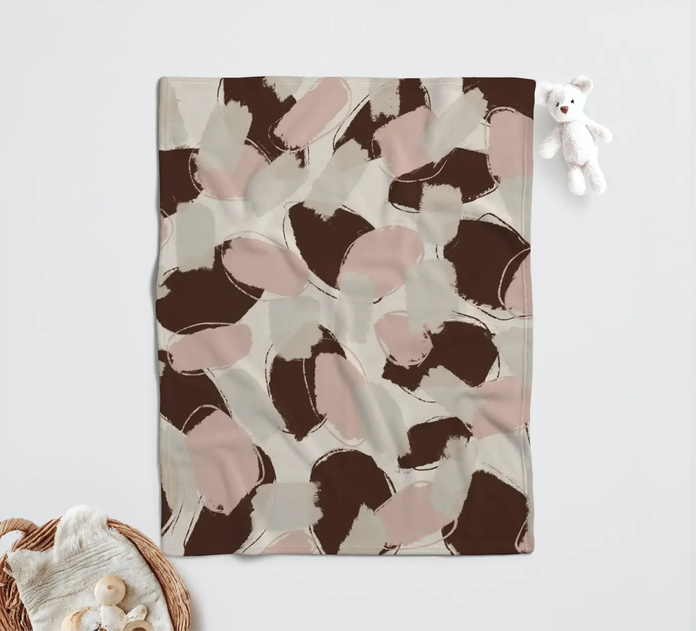 Pastel Pattern No 2 Fleecedecke von treechild