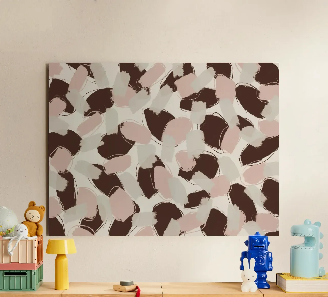 Pastel Pattern No 2 alluminio dibond da treechild