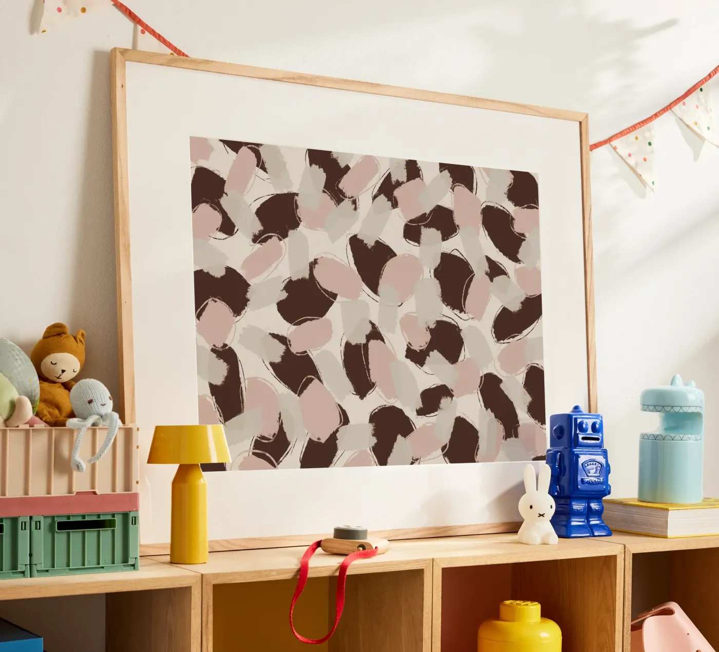 Pastel Pattern No 2 poster van treechild