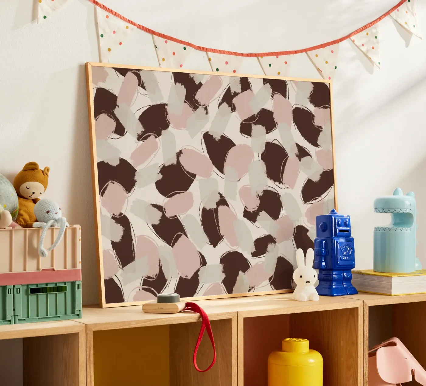 Pastel Pattern No 2 poster van treechild