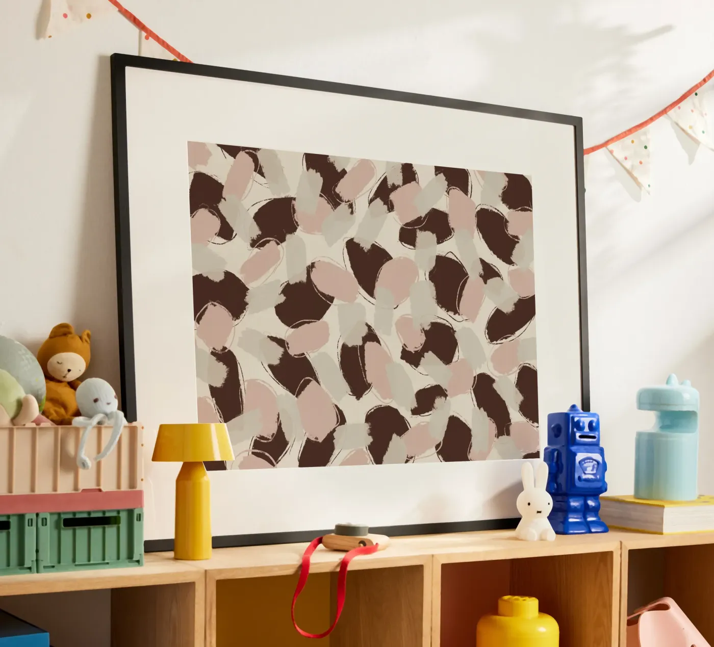 Pastel Pattern No 2 poster van treechild