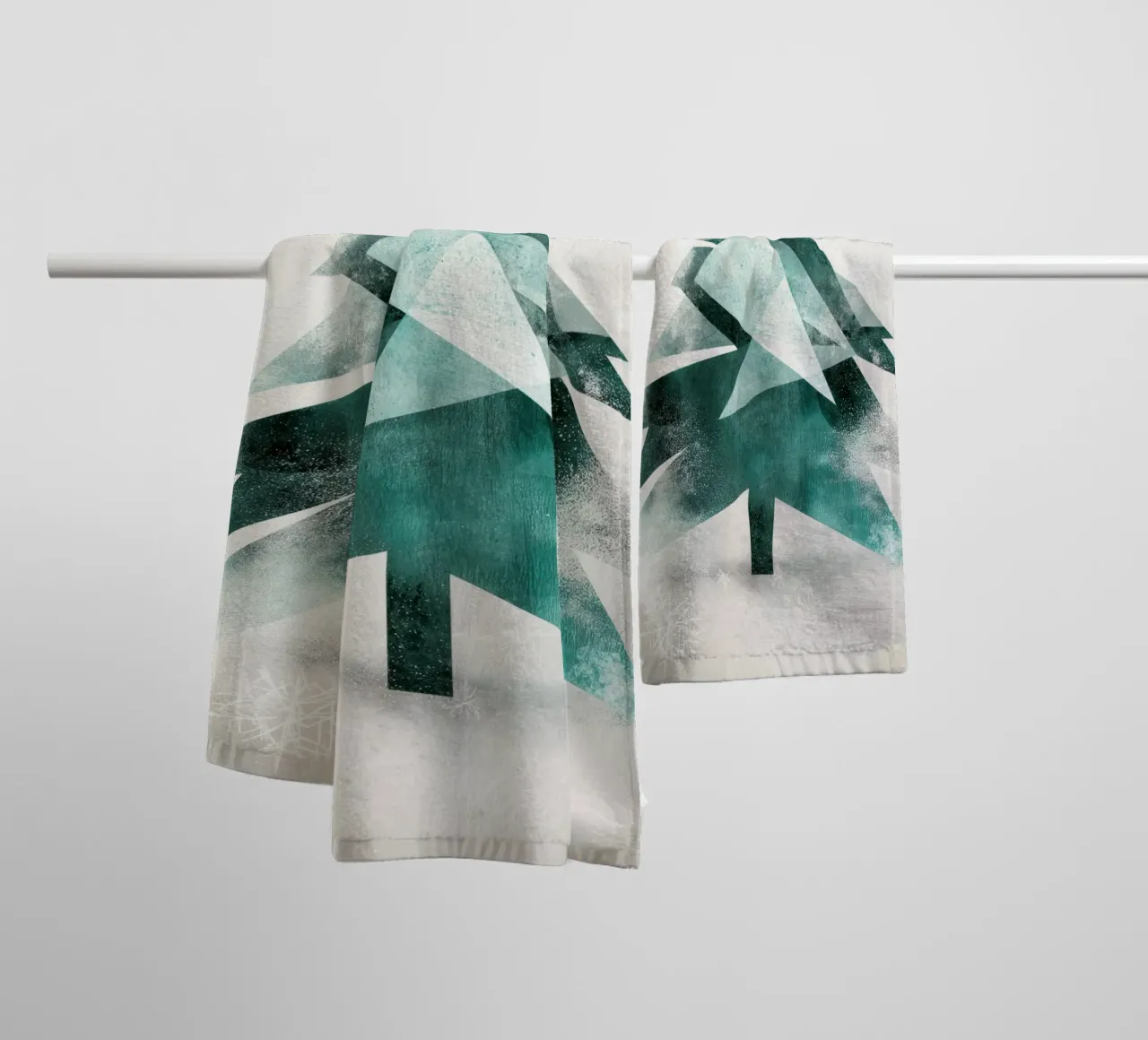 Kerstboom abstract towel by Imagine