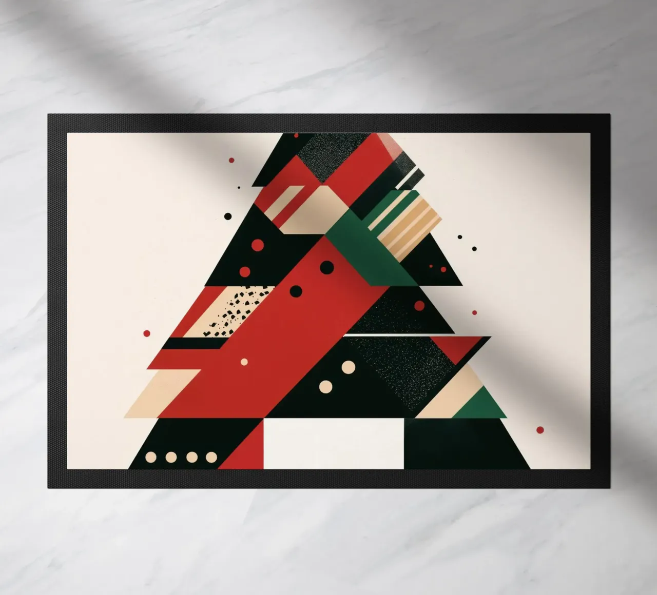 Albero di Natale astratto zerbino da Imagine