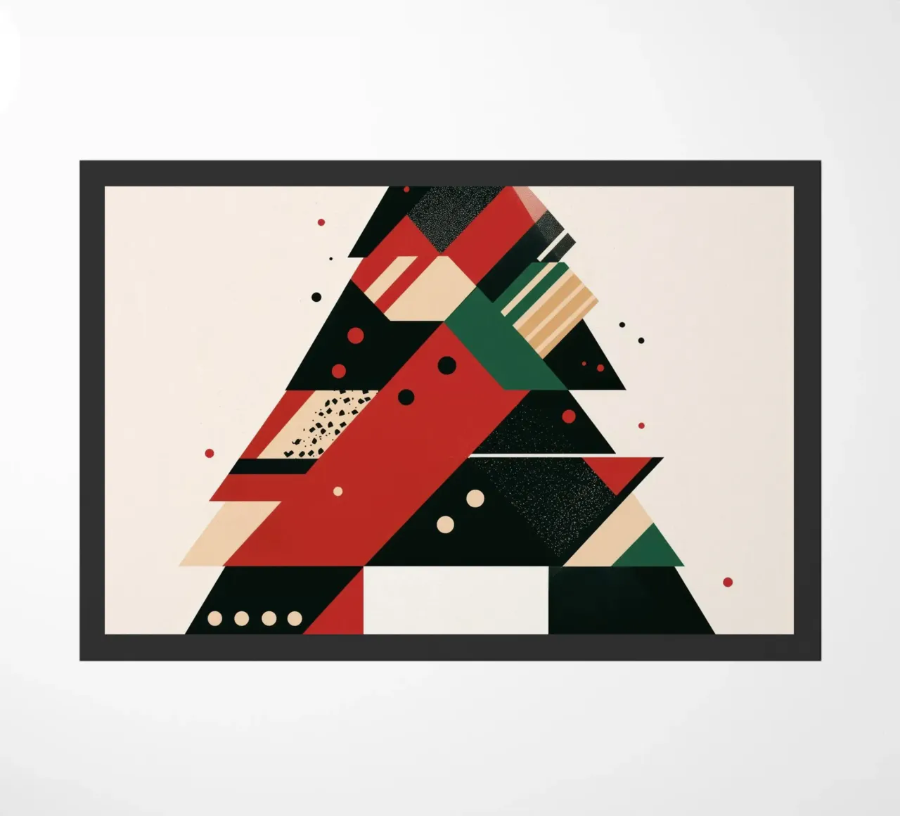 Albero di Natale astratto zerbino da Imagine