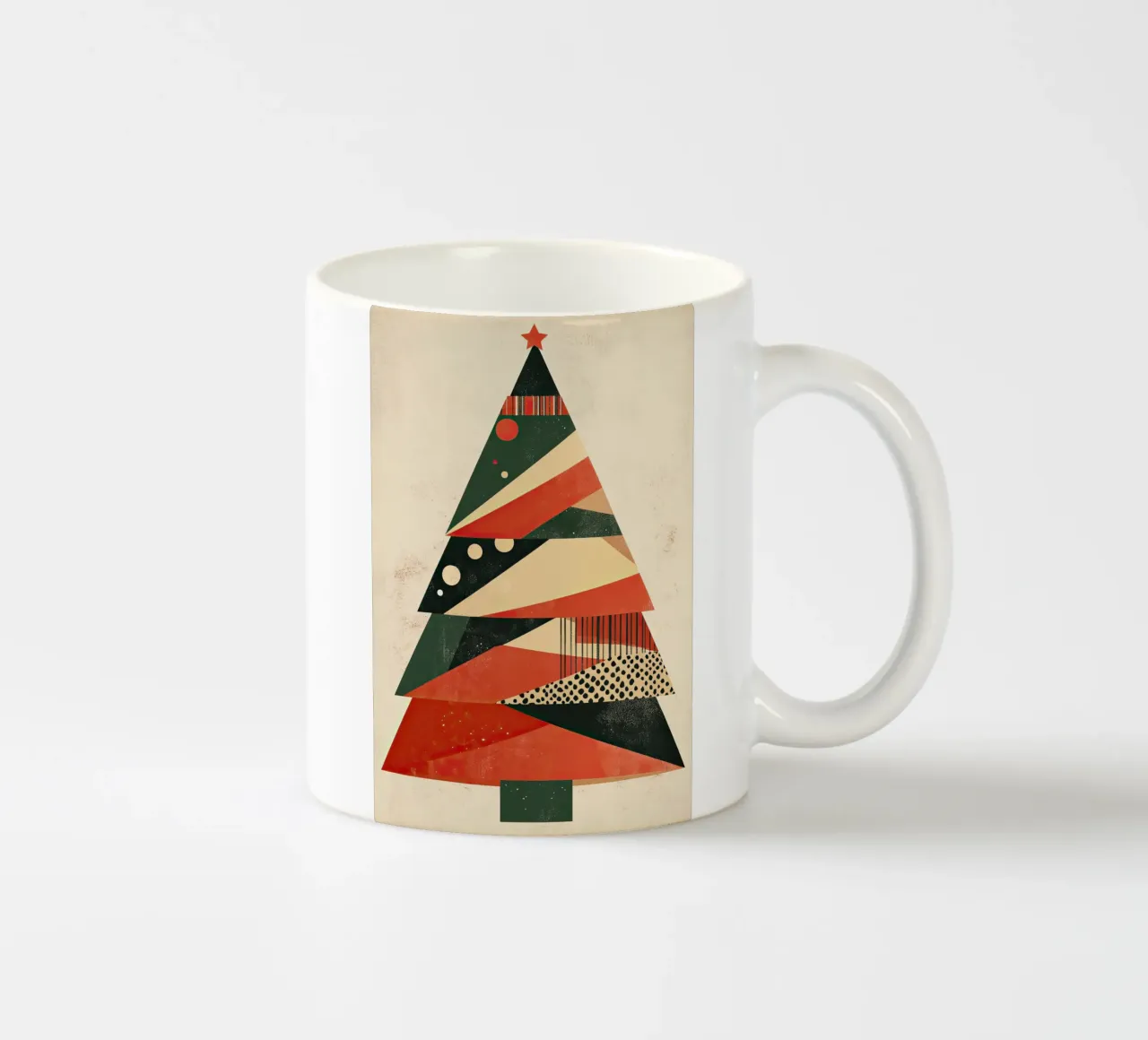 Albero di Natale astratto tazza in ceramica da Imagine