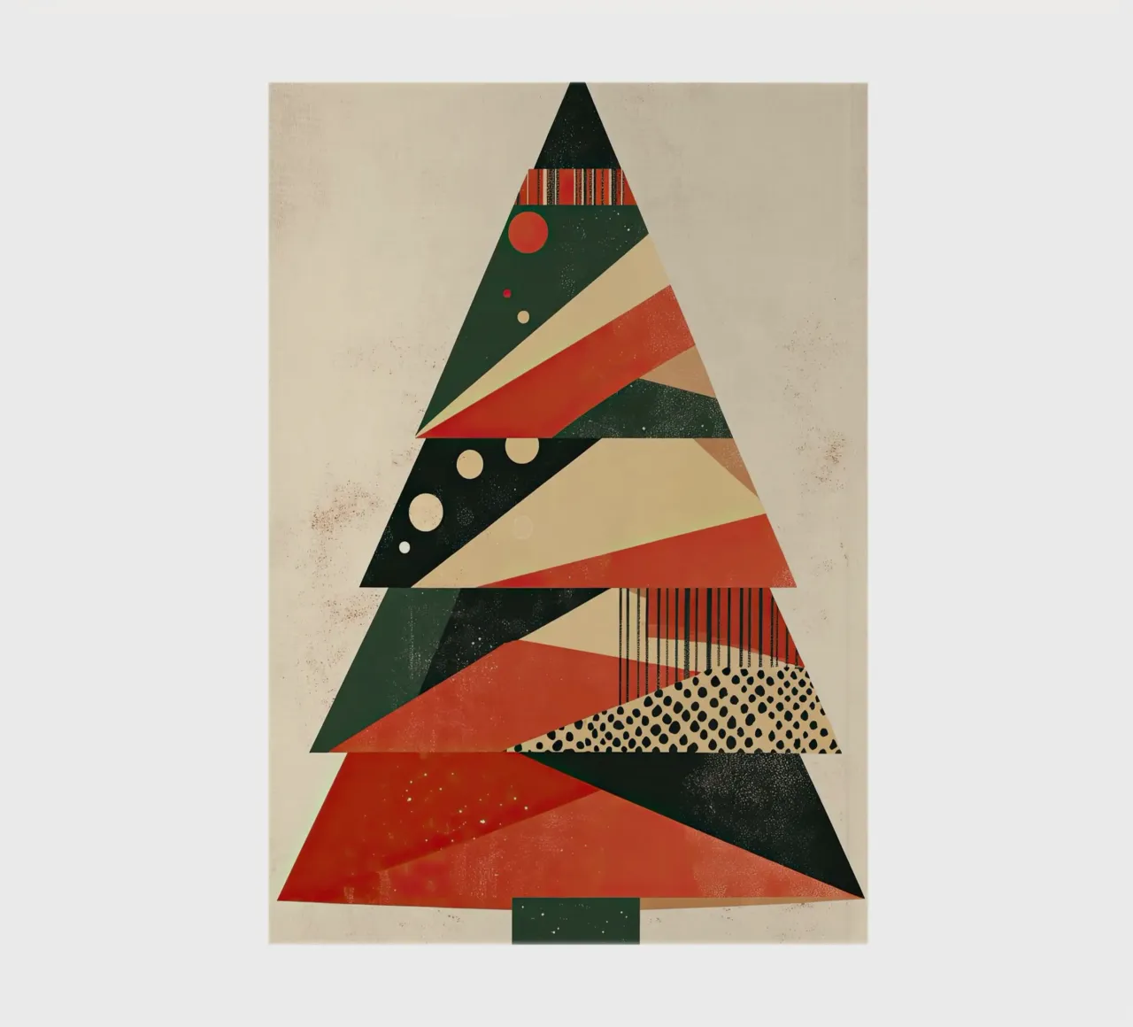Abstract Christmas tree notebook by Imagine