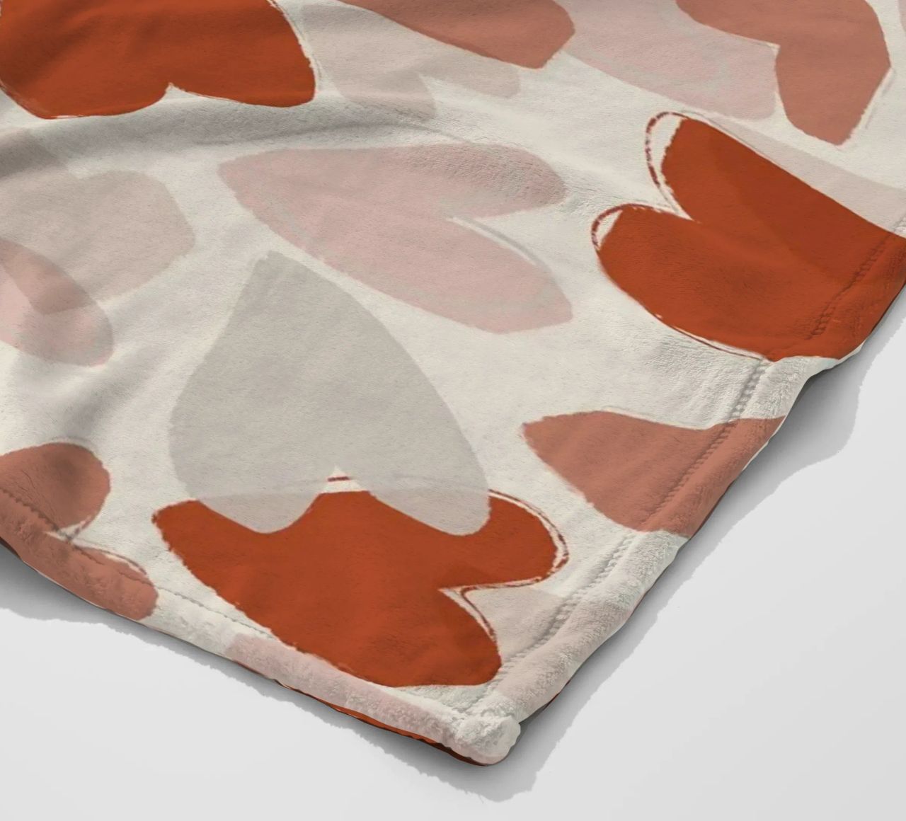 Pastel Hearts Pattern coperta in pile da treechild
