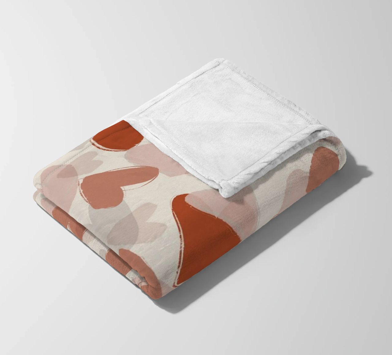 Pastel Hearts Pattern coperta in pile da treechild