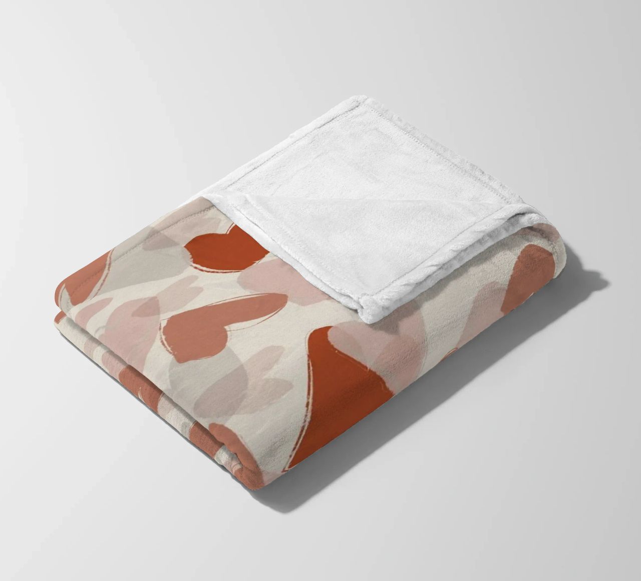Pastel Hearts Pattern coperta in pile da treechild