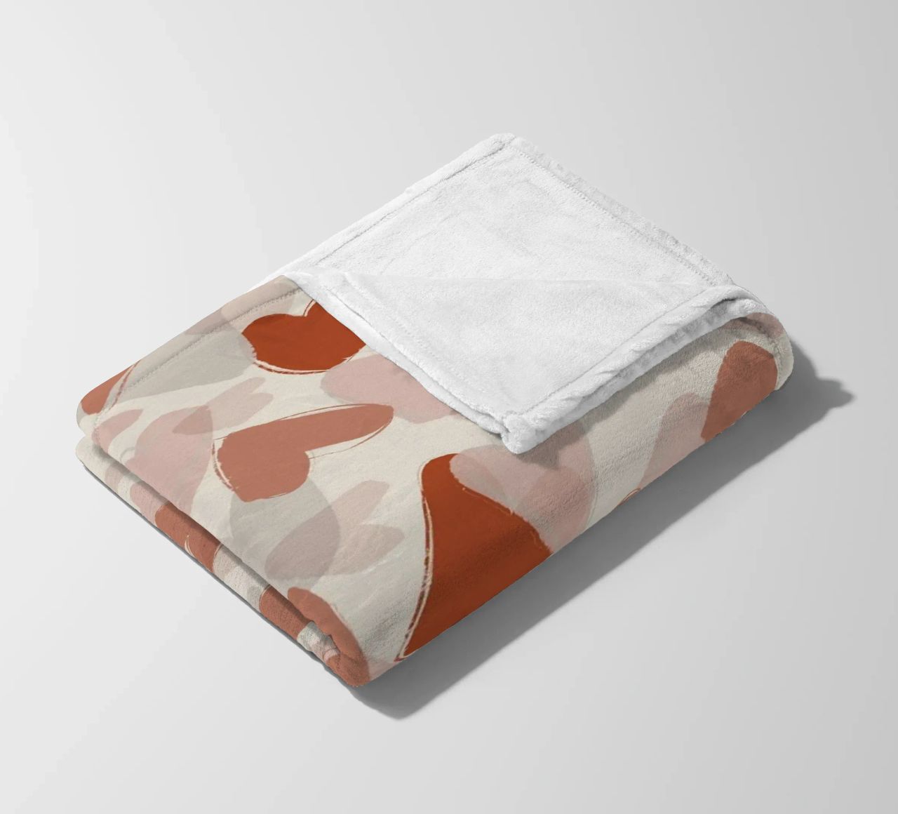 Pastel Hearts Pattern coperta in pile da treechild