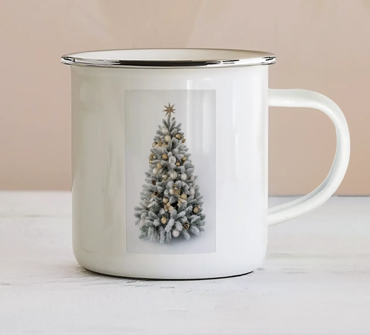 Albero di Natale tazza in smalto da Imagine