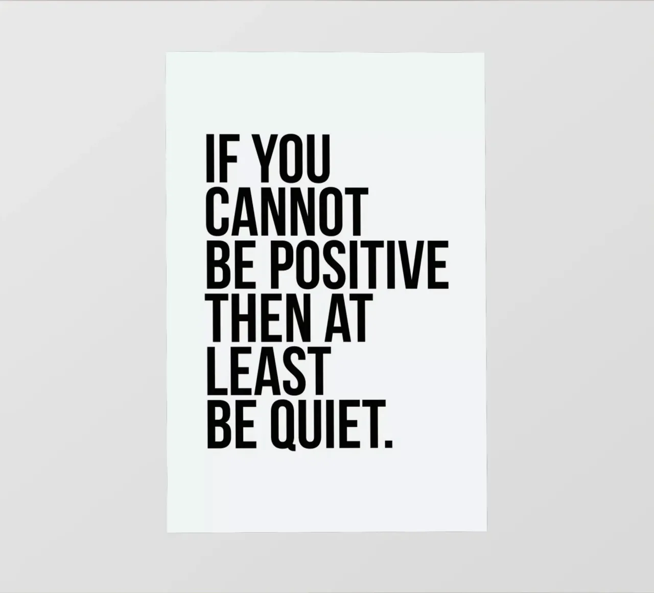 Positive or Quiet pellicola backlit da Studio One