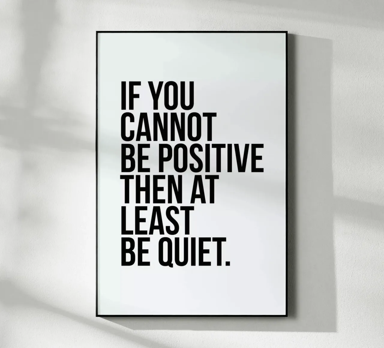 Positive or Quiet plexiglass da Studio One