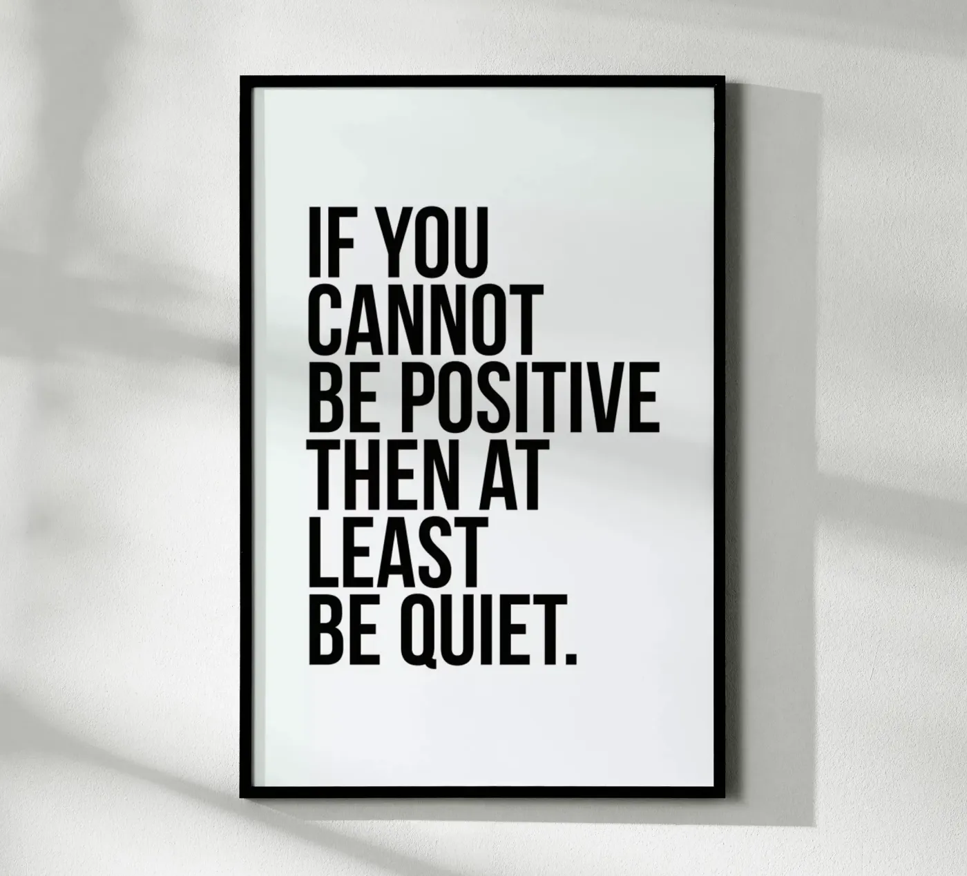 Positive or Quiet poster da Studio One