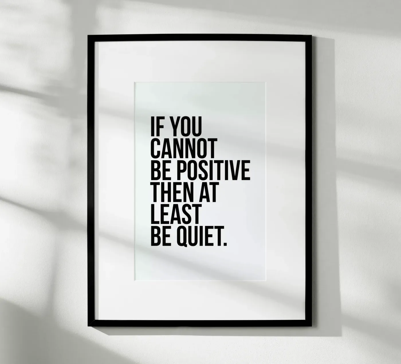 Positive or Quiet poster da Studio One