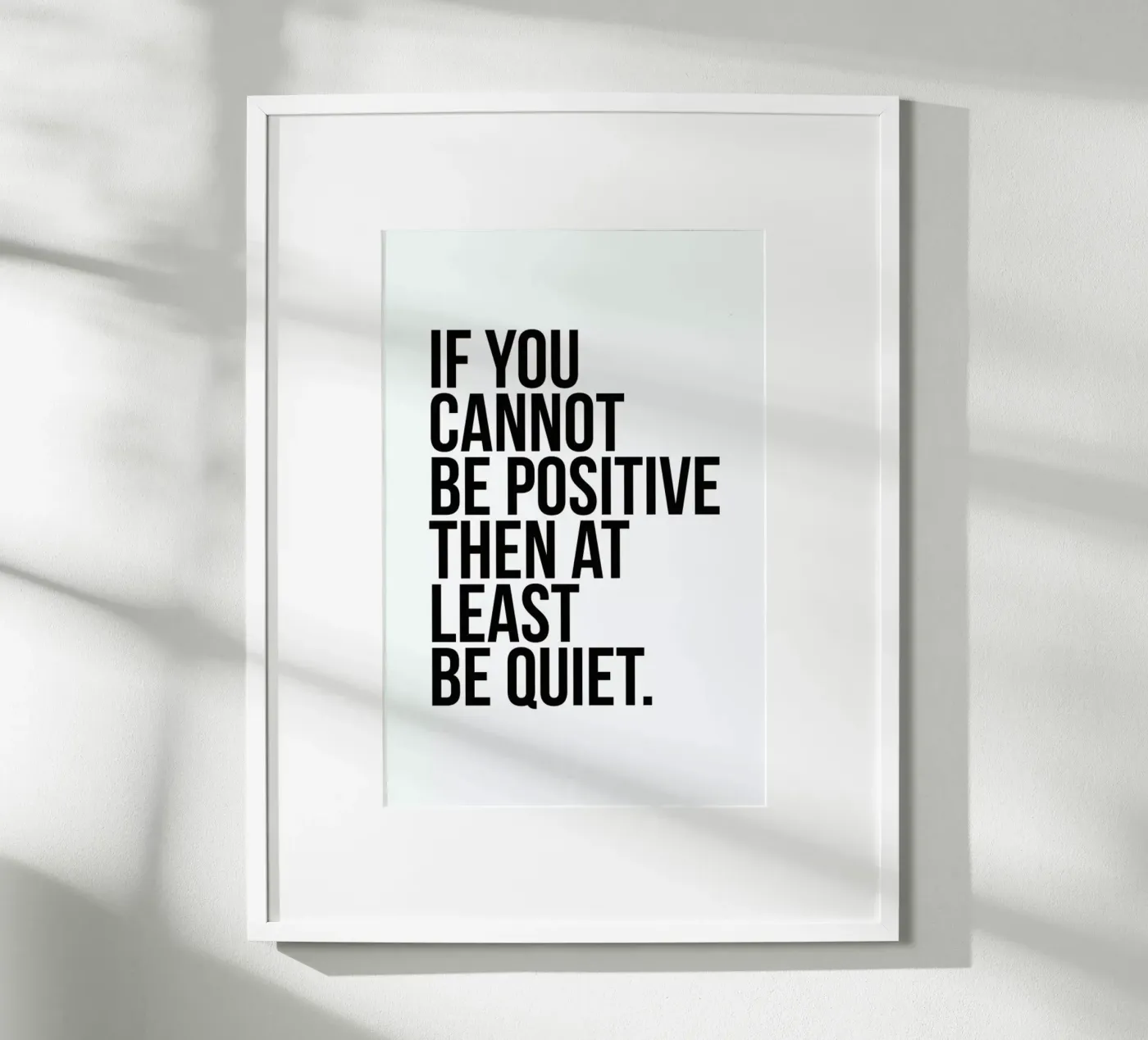 Positive or Quiet poster da Studio One