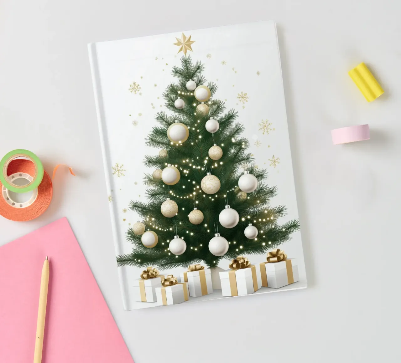 Christmas tree notebook by Imagine