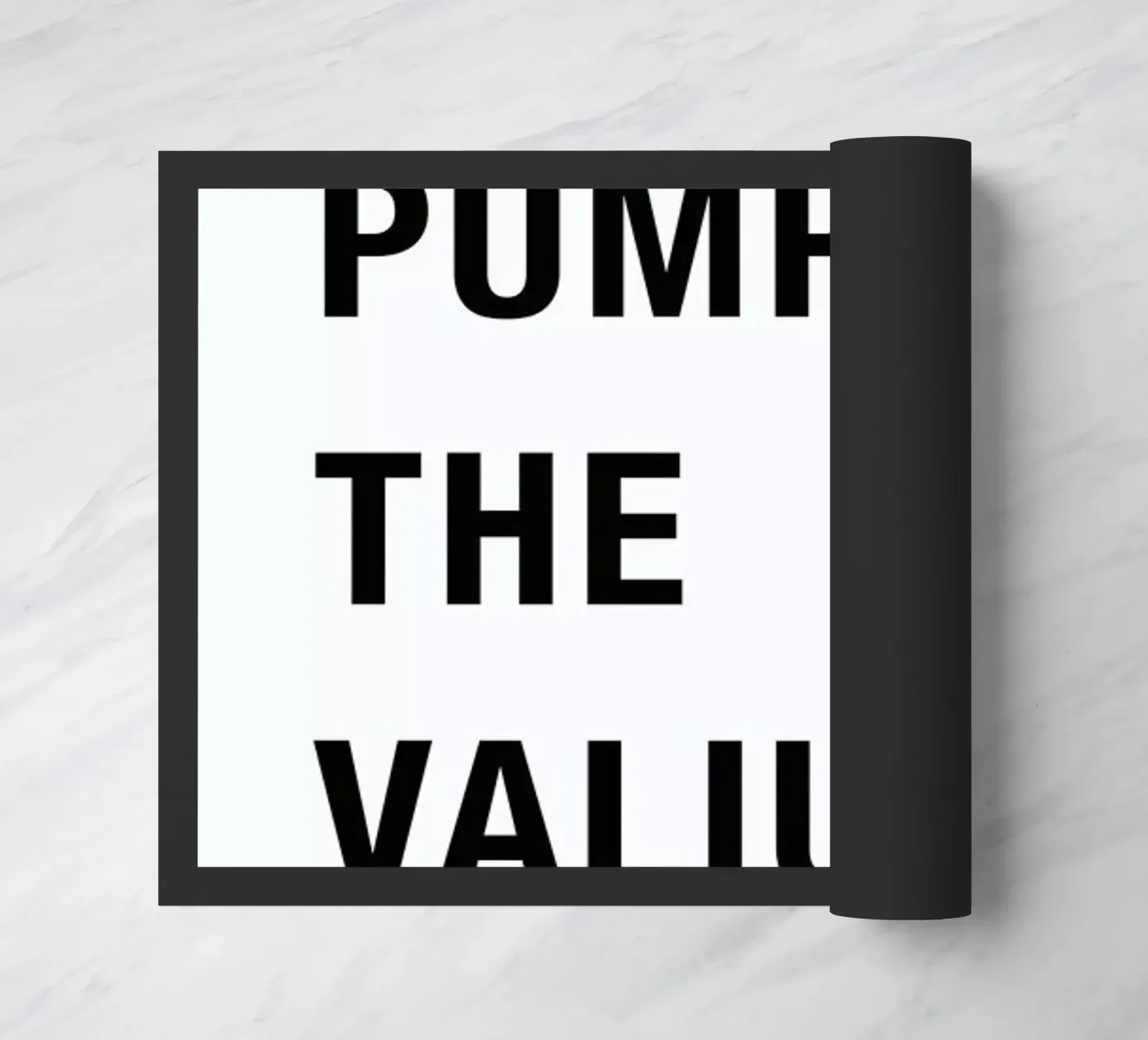Pump Up doormat by Studio One