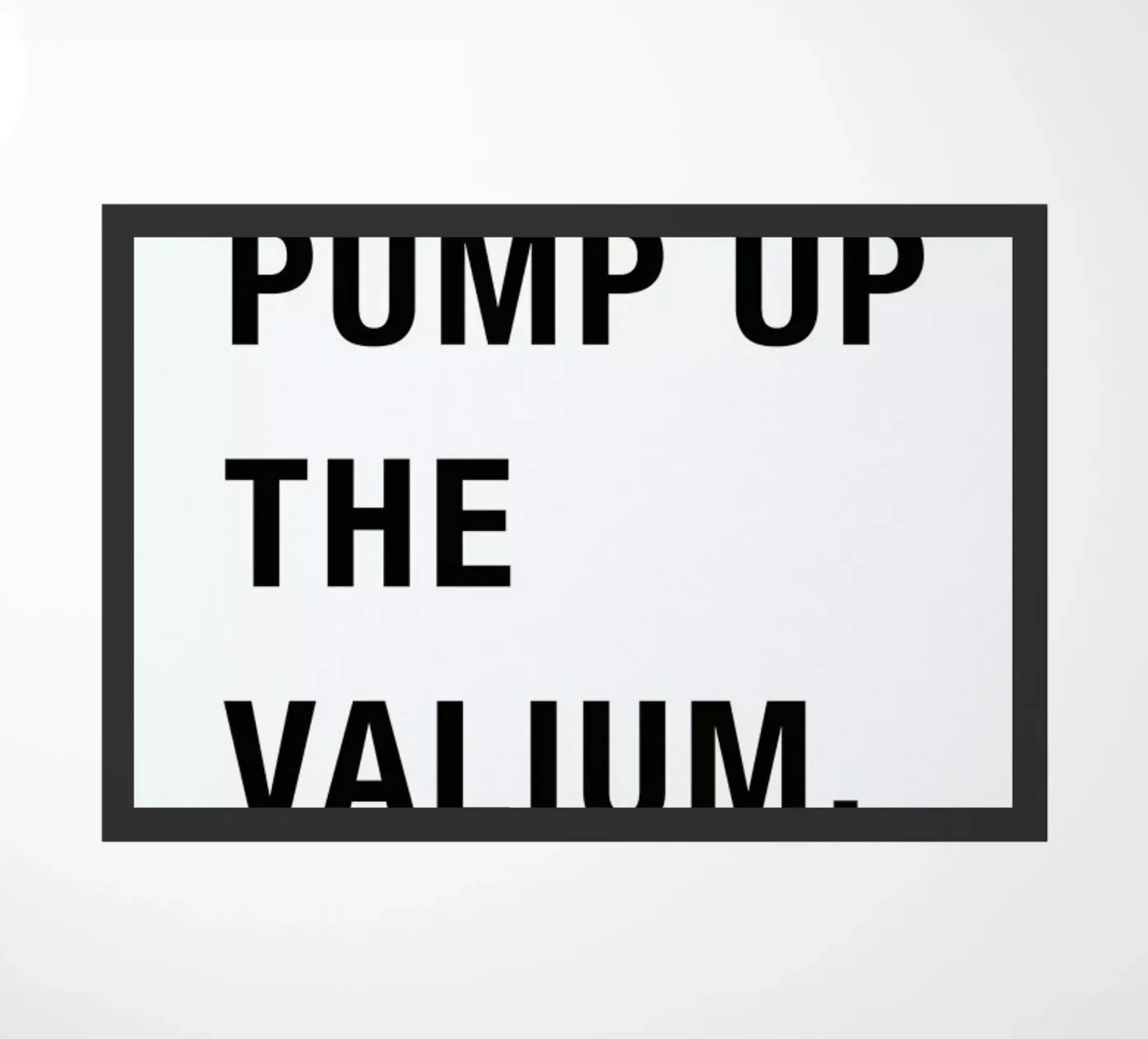 Pump Up doormat by Studio One