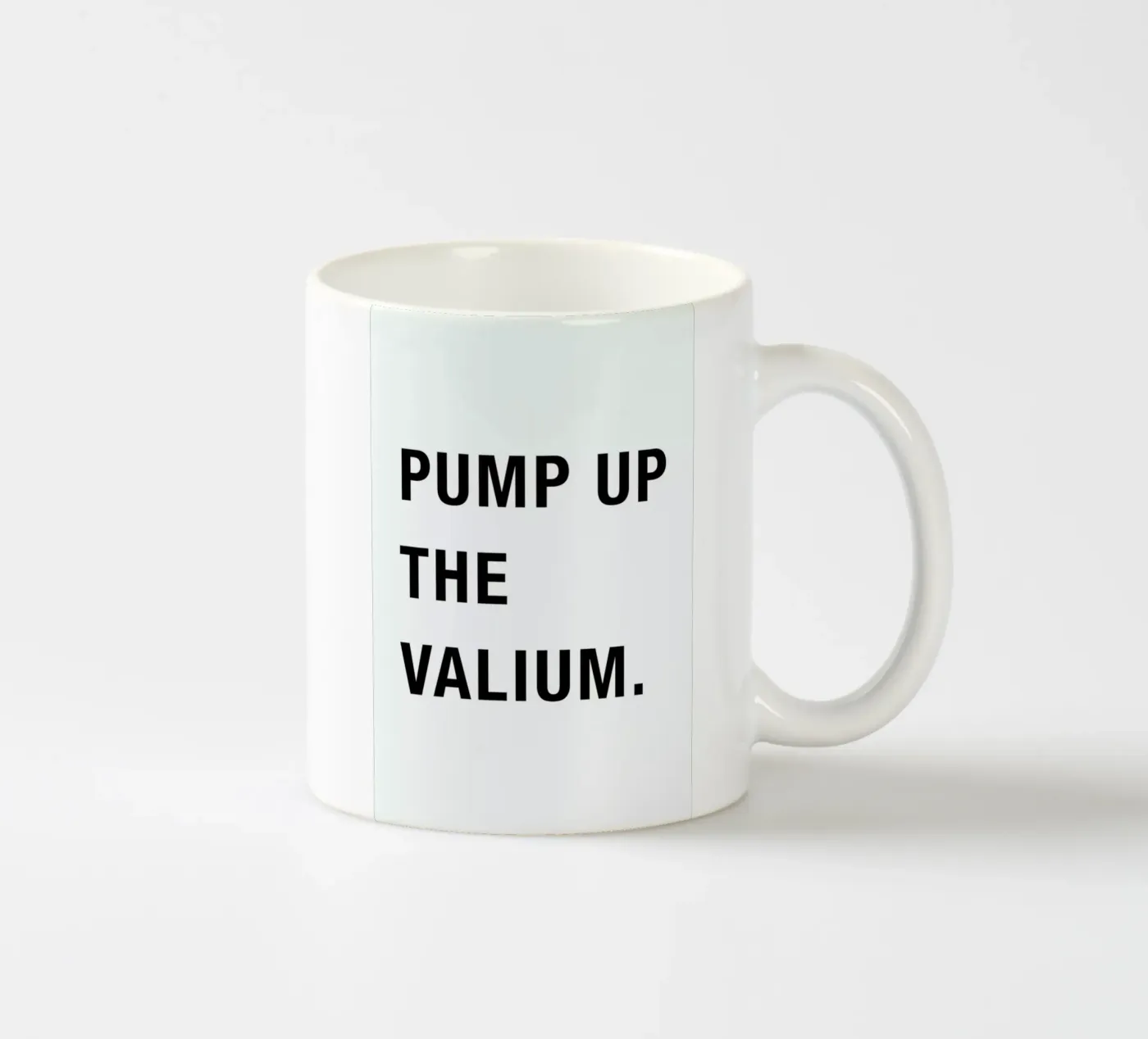 Pump Up ceramic mug by Studio One