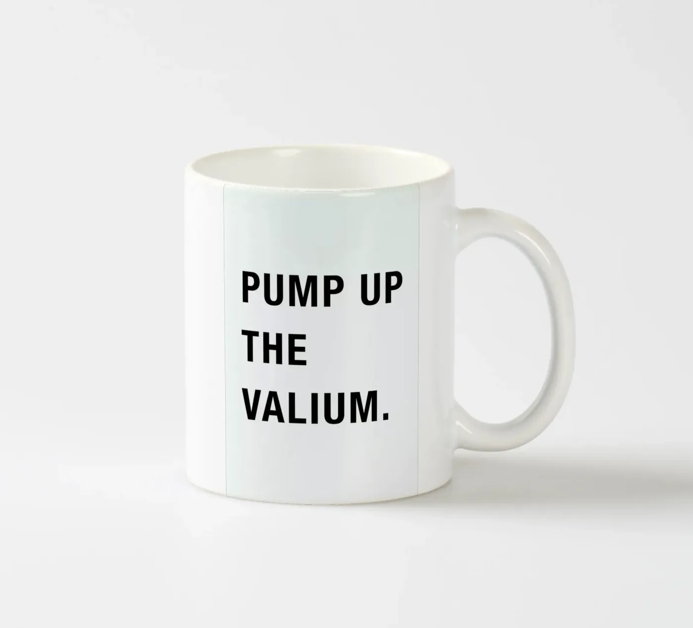 Pump Up ceramic mug by Studio One