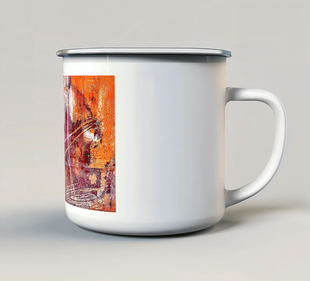Giocatore fortunato tazza in smalto da Edenart