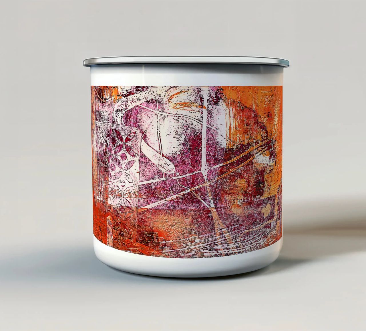 Giocatore fortunato tazza in smalto da Edenart