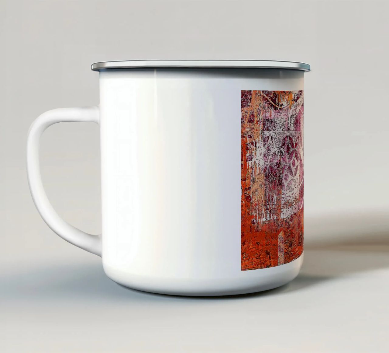 Giocatore fortunato tazza in smalto da Edenart